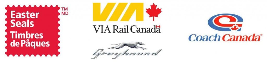 Easter Seals, VIA Rail and Coach Canada LOGO