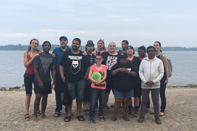 sprOUT Toronto Group at Cherry Beach: August, 2018