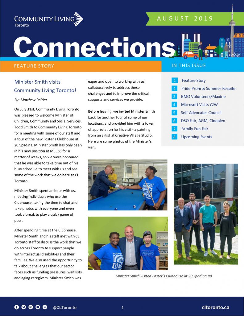 First page of Connections Newsletter. Click it to download it in PDF> 